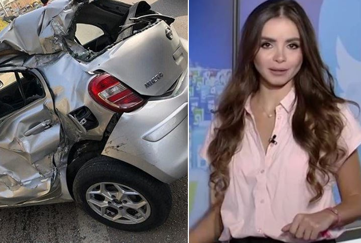 حادث سير مذيعة الجديد سراة صالحة - Lebanese Media Review